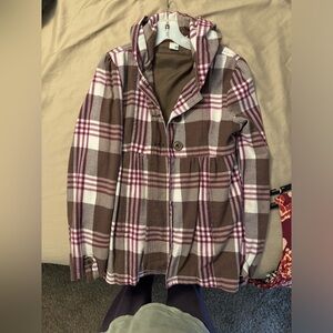 Roxy size large light pea coat